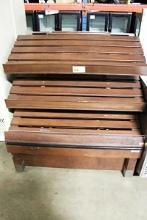 4FT 3-SLANT SHELF BAKERY DISPLAYS