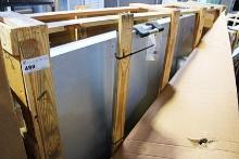 NEW FRANK 40X66 SLIDING DOOR FOR WALK-IN COOLER W/ RAIL