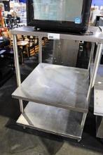 32IN. STAINLESS STEEL 3-TIER EQUIPMENT STAND