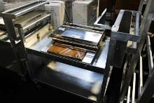 STAINLESS STEEL 2-DECK STOCK CART