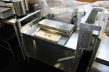 STAINLESS STEEL 2-DECK STOCK CART