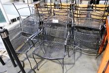 METAL PATIO CHAIRS