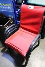 RED PATIO CHAIRS