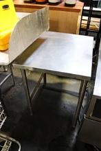 STAINLESS STEEL 30X24 TABLE