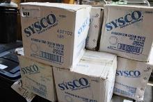 NEW BOX SYSCO 10.5IN. DINNER PLATES (1DZ)