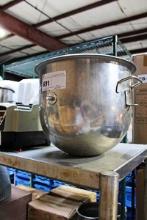 20-QUART STAINLESS STEEL MIXER BOWL