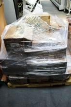 1 LOT - PALLET OF NEW ASSORTED SMALLWARES INCLUDING GLASSES, SPOONS, BUTTER KNIVES, TUMBLERS, PLATES