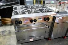 NEW VULCAN 36S-6BP 3FT. GAS 6-EYE RANGE