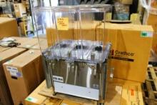 NEW CRATHCO CS-3L-16 3-HEAD REFRIGERATED BEVERAGE MACHINE