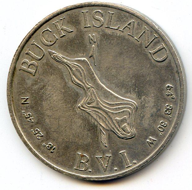 Buck Island 1961 "One Buck" AU SCARCE