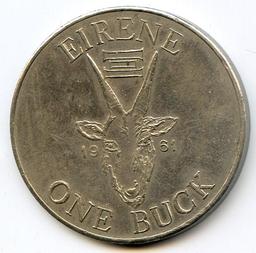 Buck Island 1961 "One Buck" AU SCARCE