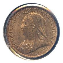 Great Britain 1895 farthing BU RD