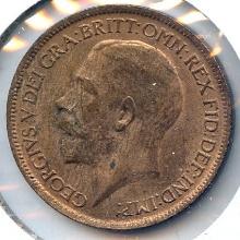 Great Britain 1917 half penny UNC RB