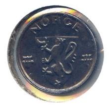 Norway 1945 iron 1 ore AU KEY DATE