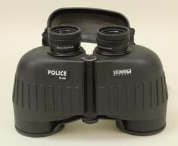 1 lightly used Steiner Military/Police 10x50 binoculars.