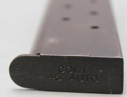 Lot of 10 Colt .45 Auto 7 round magazines.