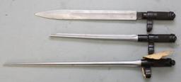Lot of 13 SKS bayonets.