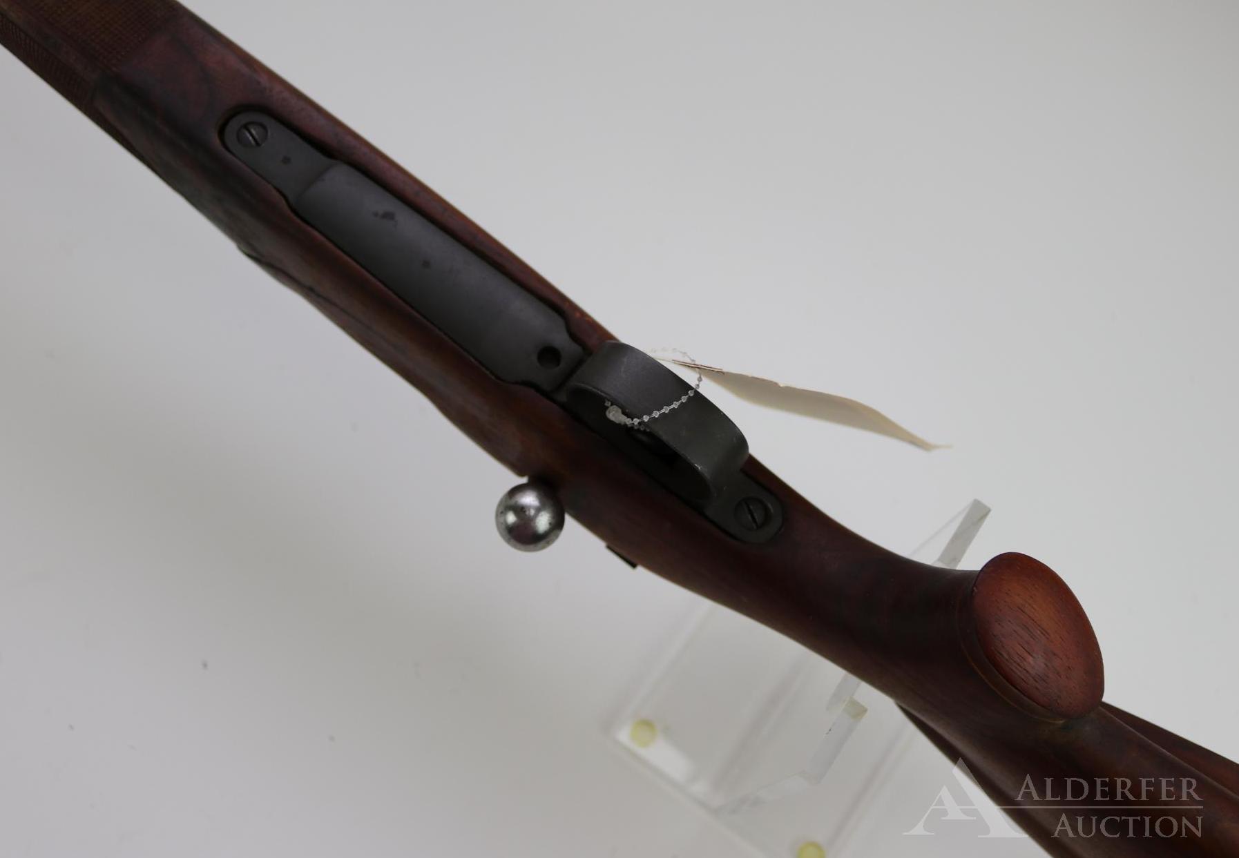 Sporterized Husqvarna Mauser Bolt Action Rifle.