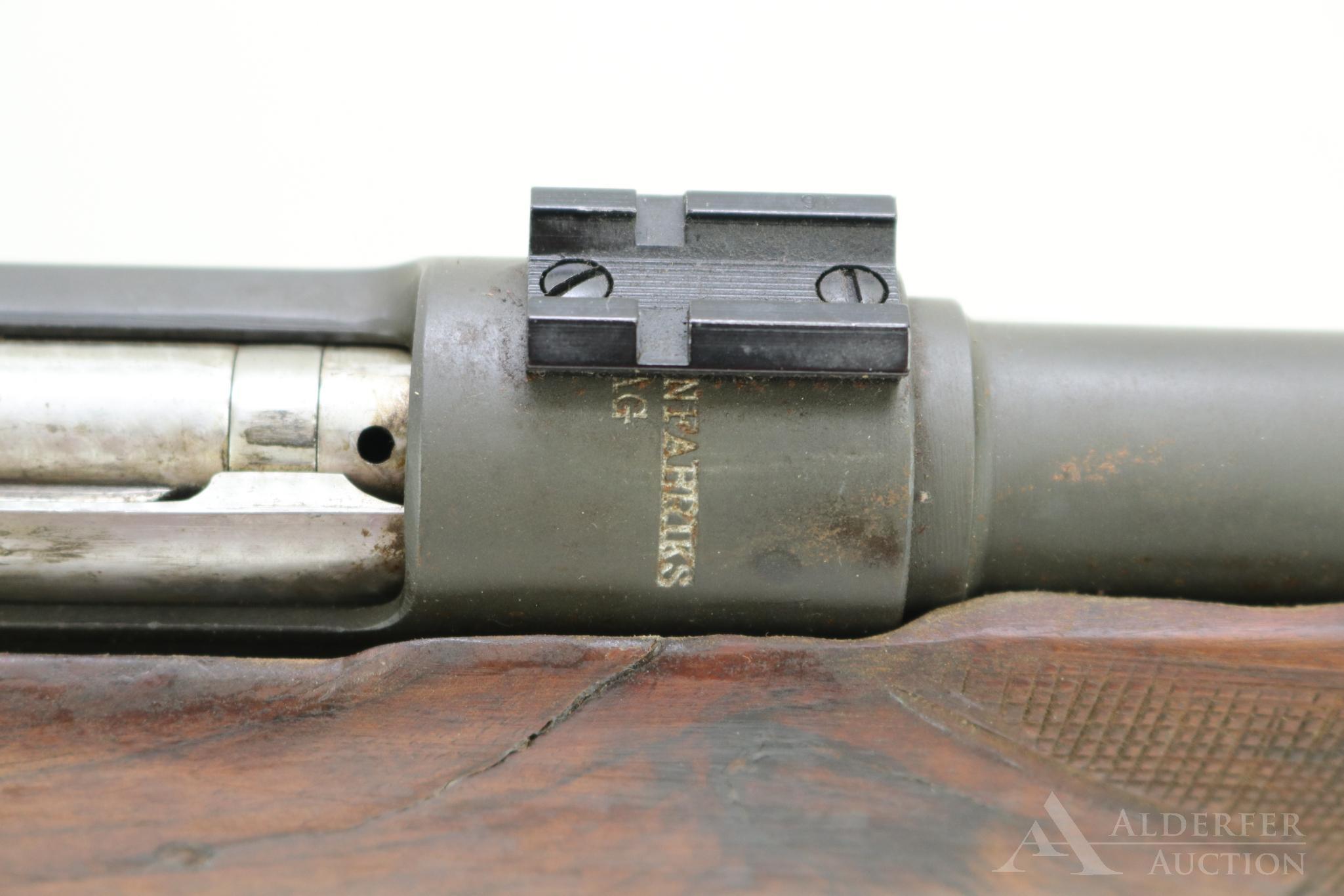Sporterized Husqvarna Mauser Bolt Action Rifle.