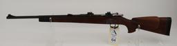 Sporterized Husqvarna Mauser Bolt Action Rifle.