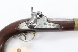 H. Aston Model 1842 Percussion Pistol