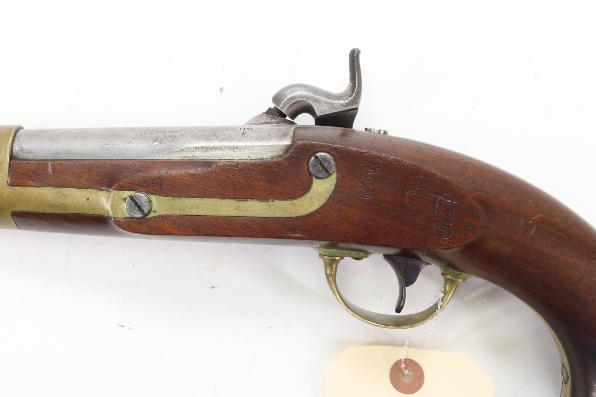 H. Aston Model 1842 Percussion Pistol