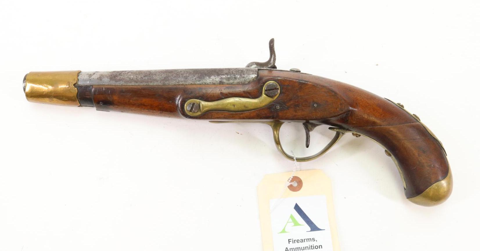 Unmarked Percussion Conversion Pistol