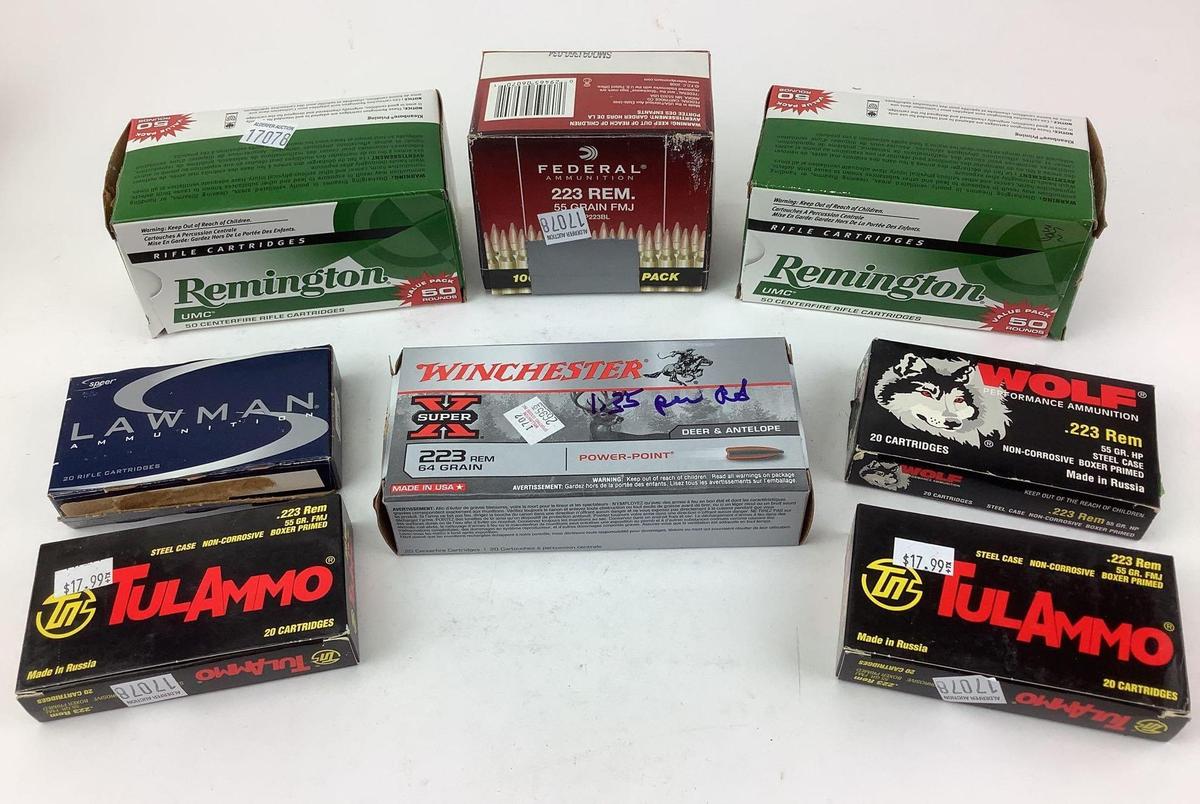 .223 Rem Ammo Assorted