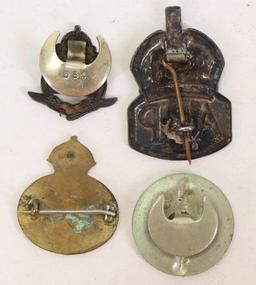 British Empire Aviation Related Pins and Medal
