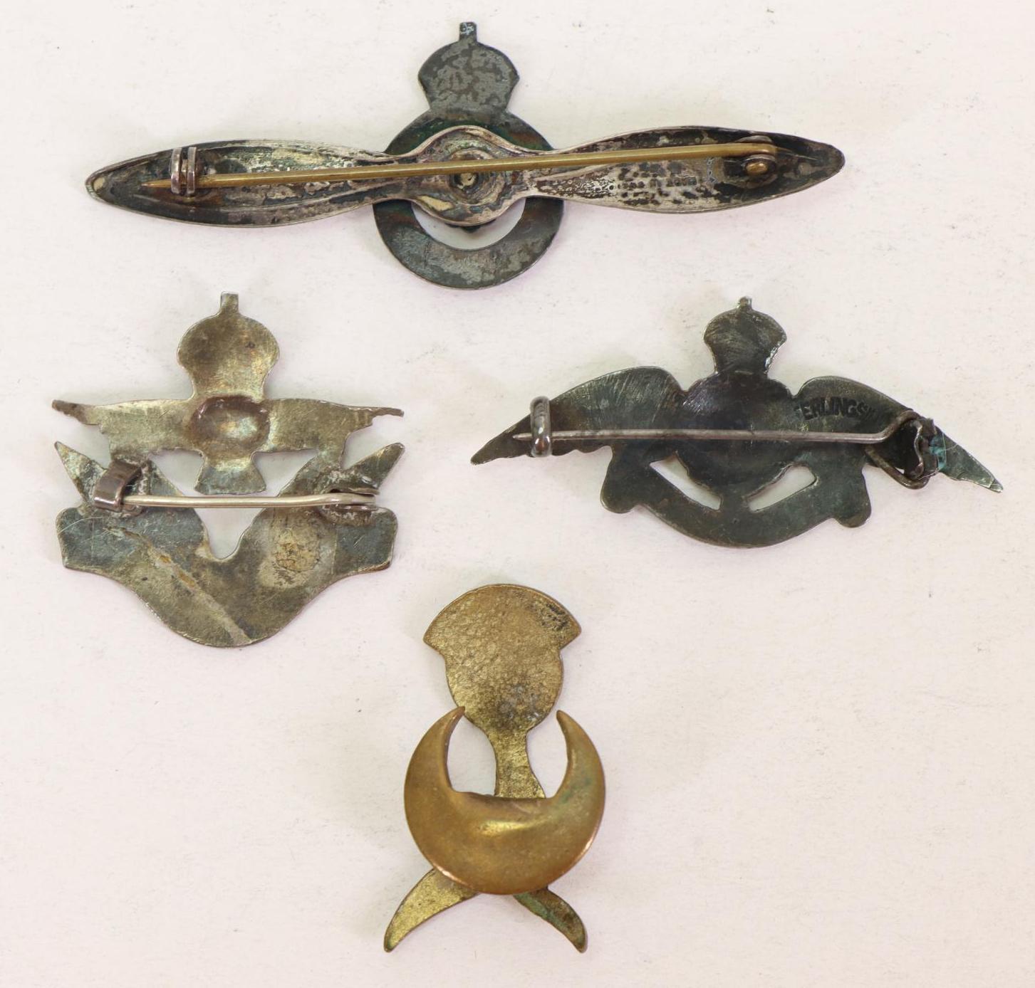 British Empire Aviation Related Pins and Medal