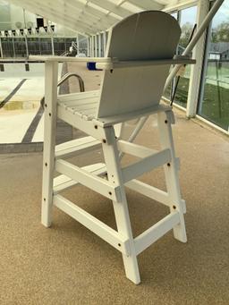 Lifeguard Chair and Umbrella