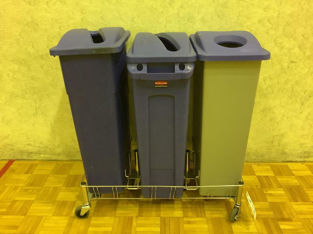 Slim Jim Trash Receptacles