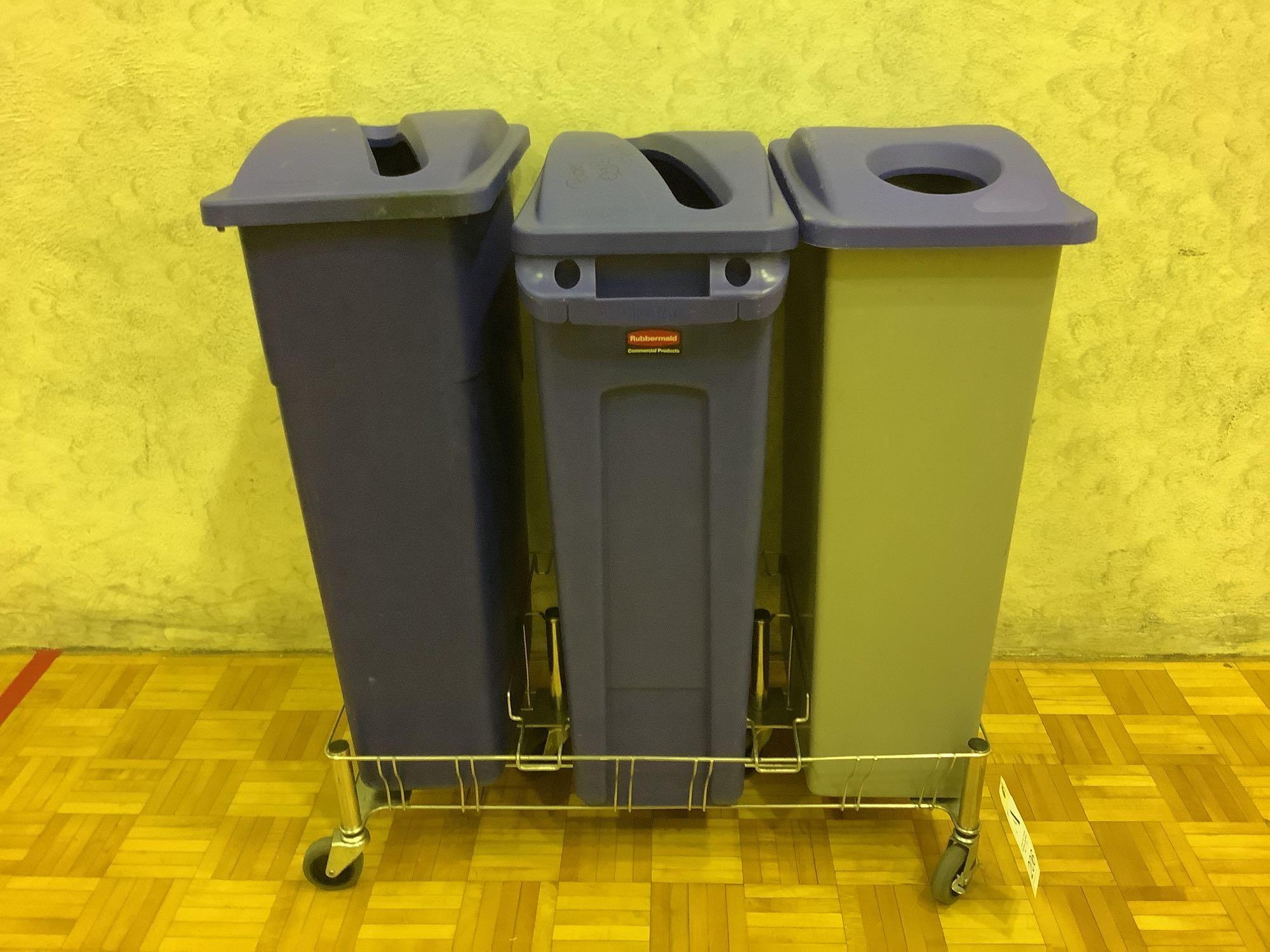 Slim Jim Trash Receptacles