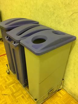 Slim Jim Trash Receptacles