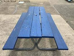 Picnic Tables and Umbrella