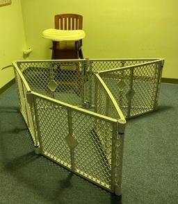 Eddie Bauer High Chair and Play Yard