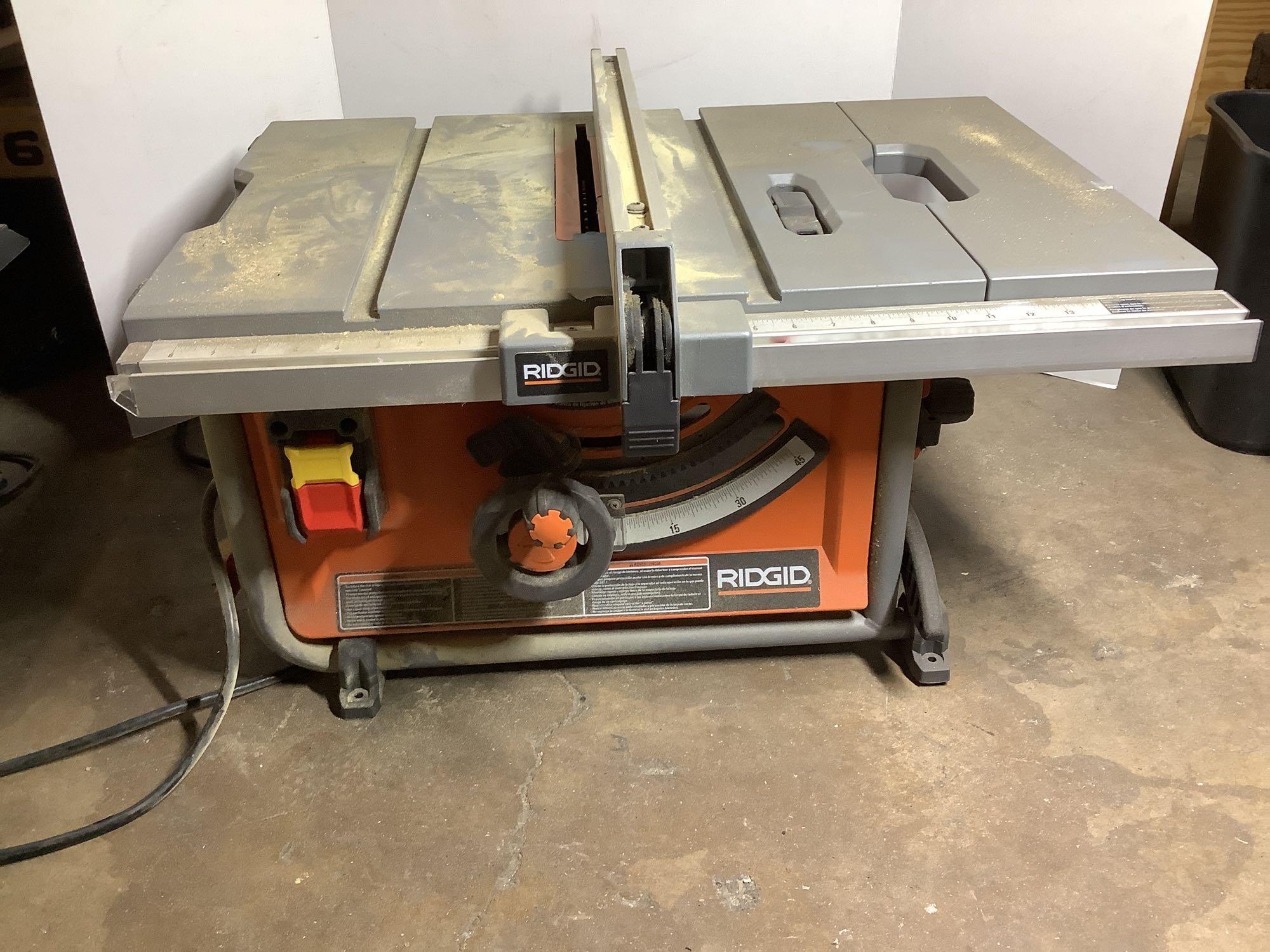 Ridgid Table Saw