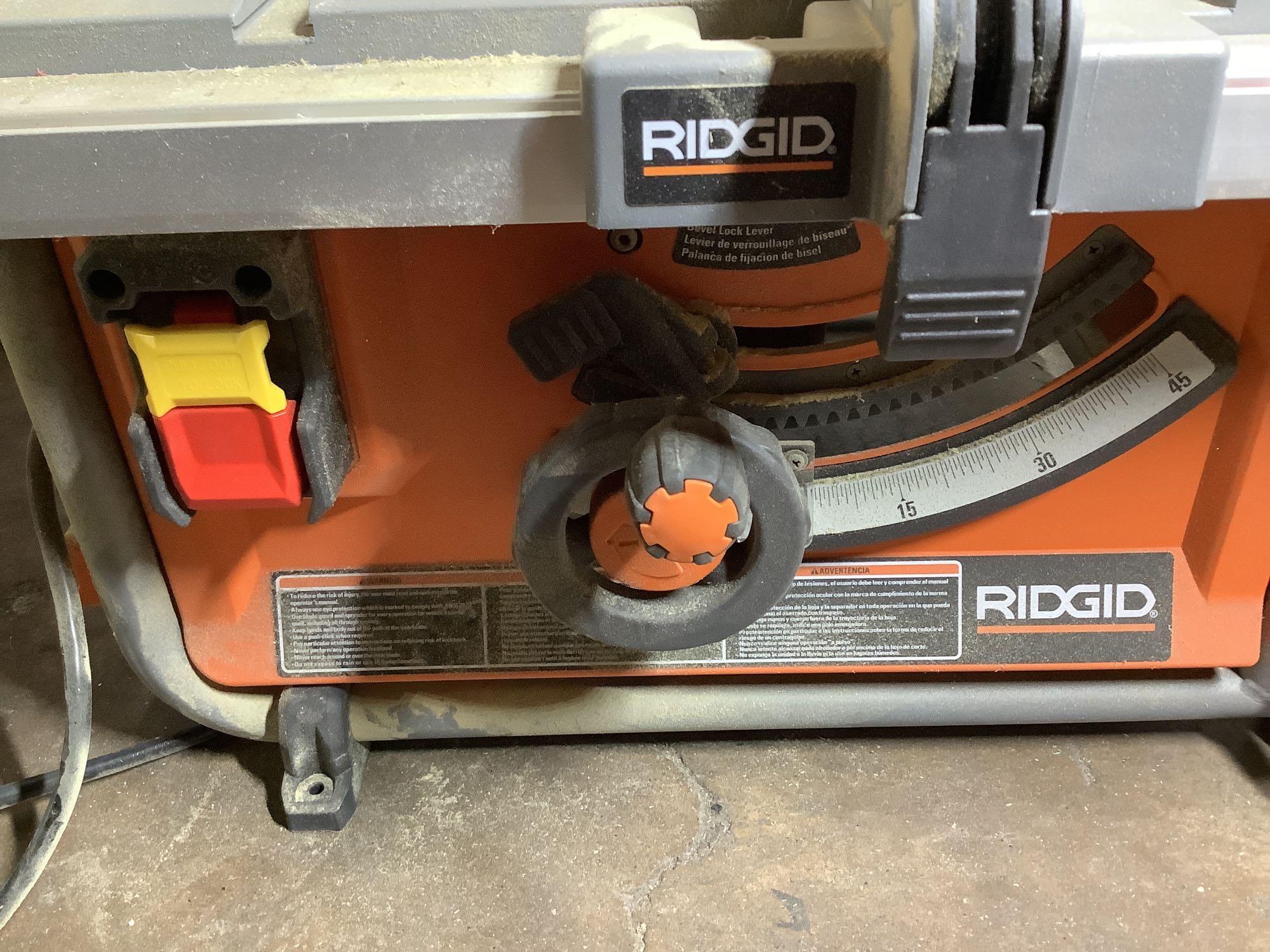 Ridgid Table Saw