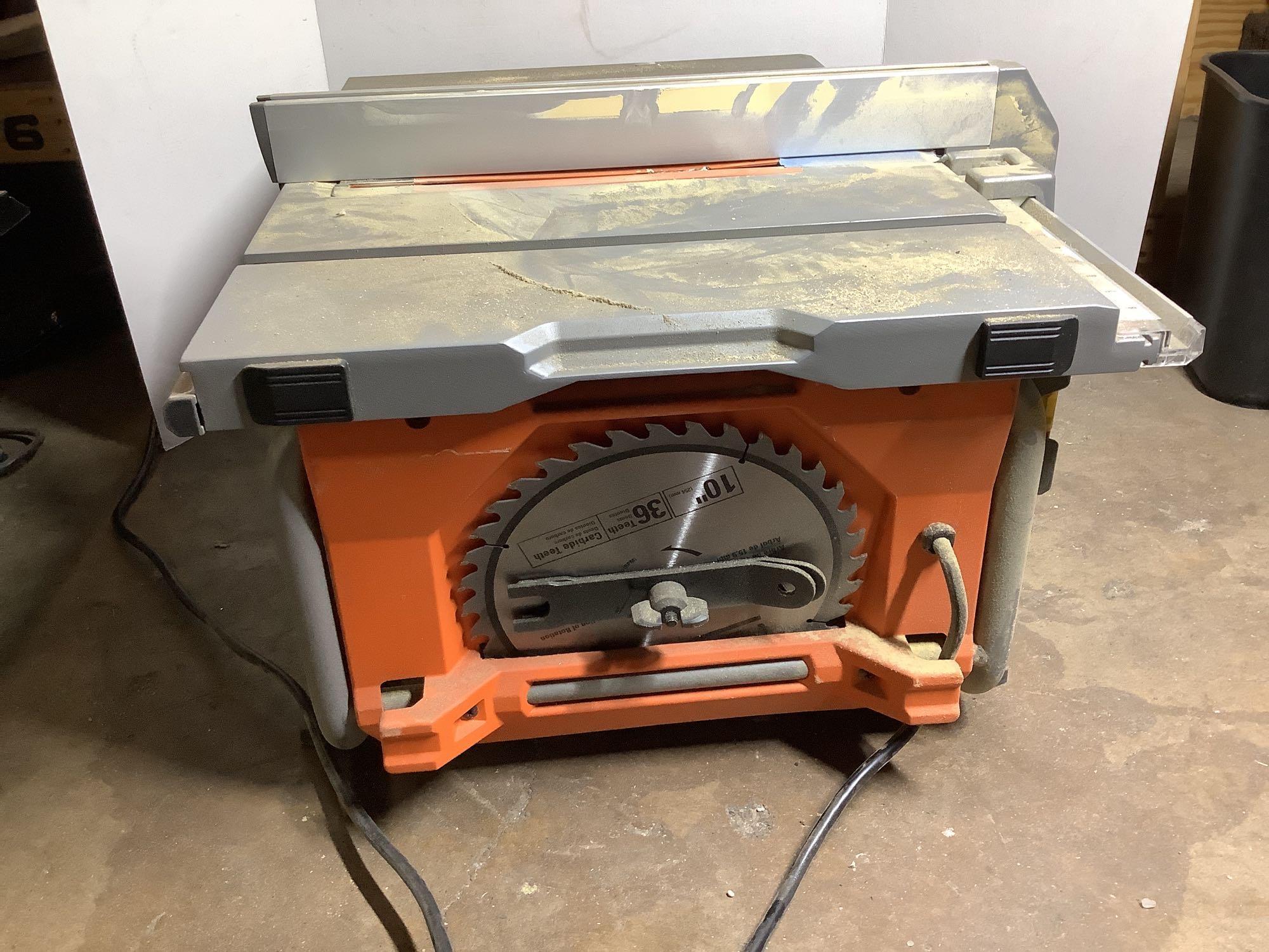 Ridgid Table Saw