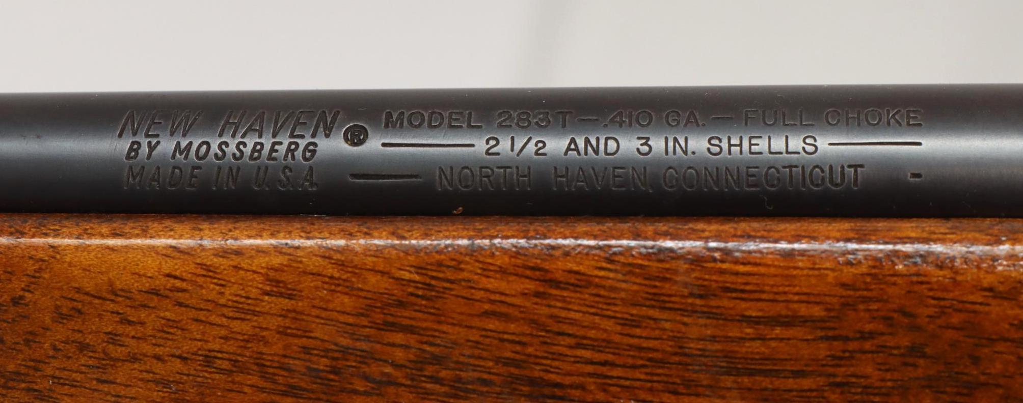 New Haven Model 283T Bolt Action Shotgun