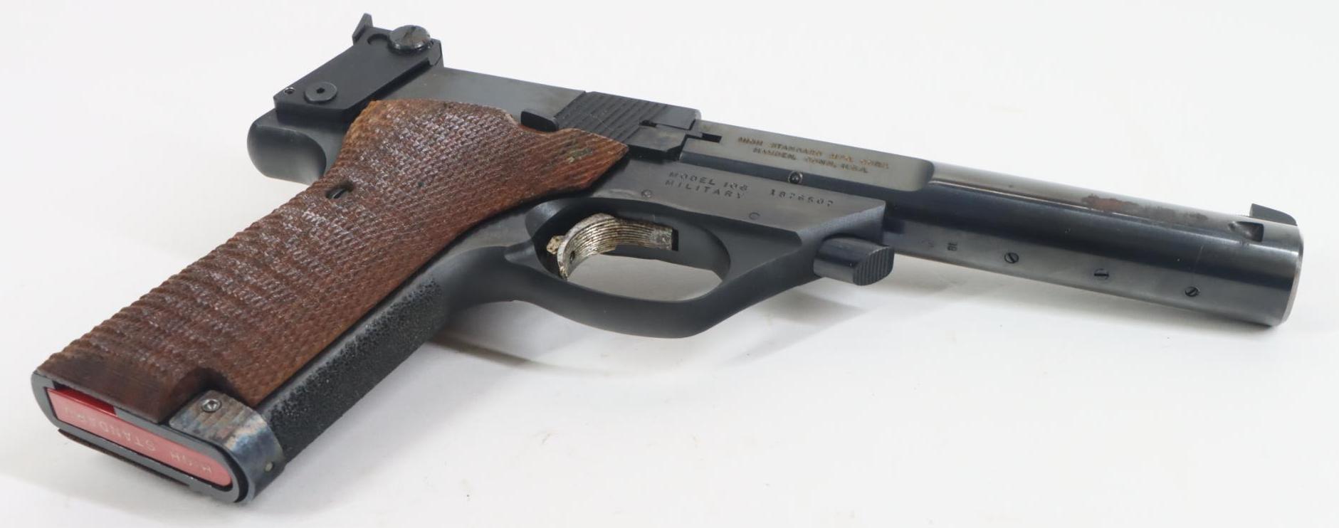 High Standard Supermatic Trophy Model 106 Military Semi Automatic Pistol