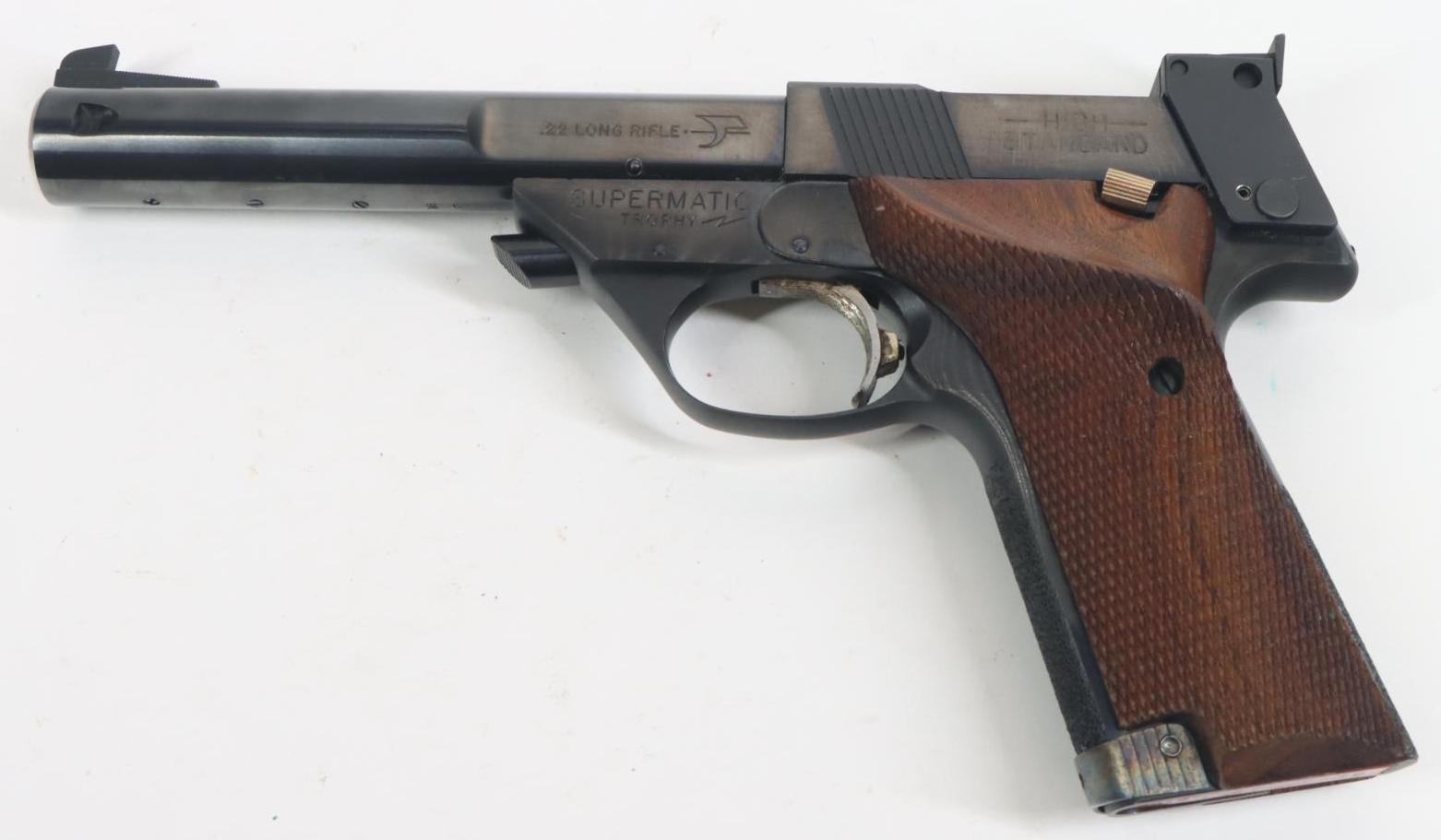 High Standard Supermatic Trophy Model 106 Military Semi Automatic Pistol