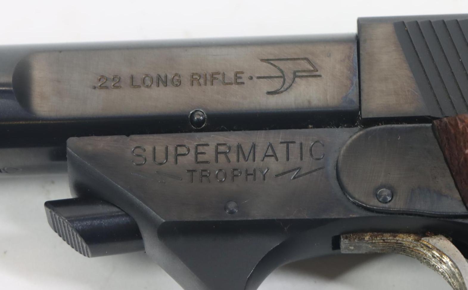 High Standard Supermatic Trophy Model 106 Military Semi Automatic Pistol