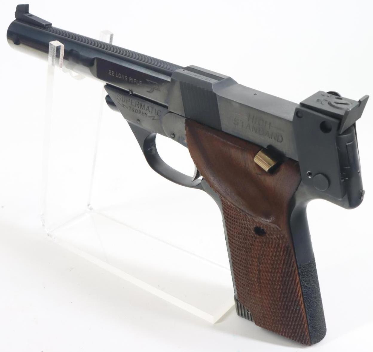 High Standard Supermatic Trophy Model 106 Military Semi Automatic Pistol