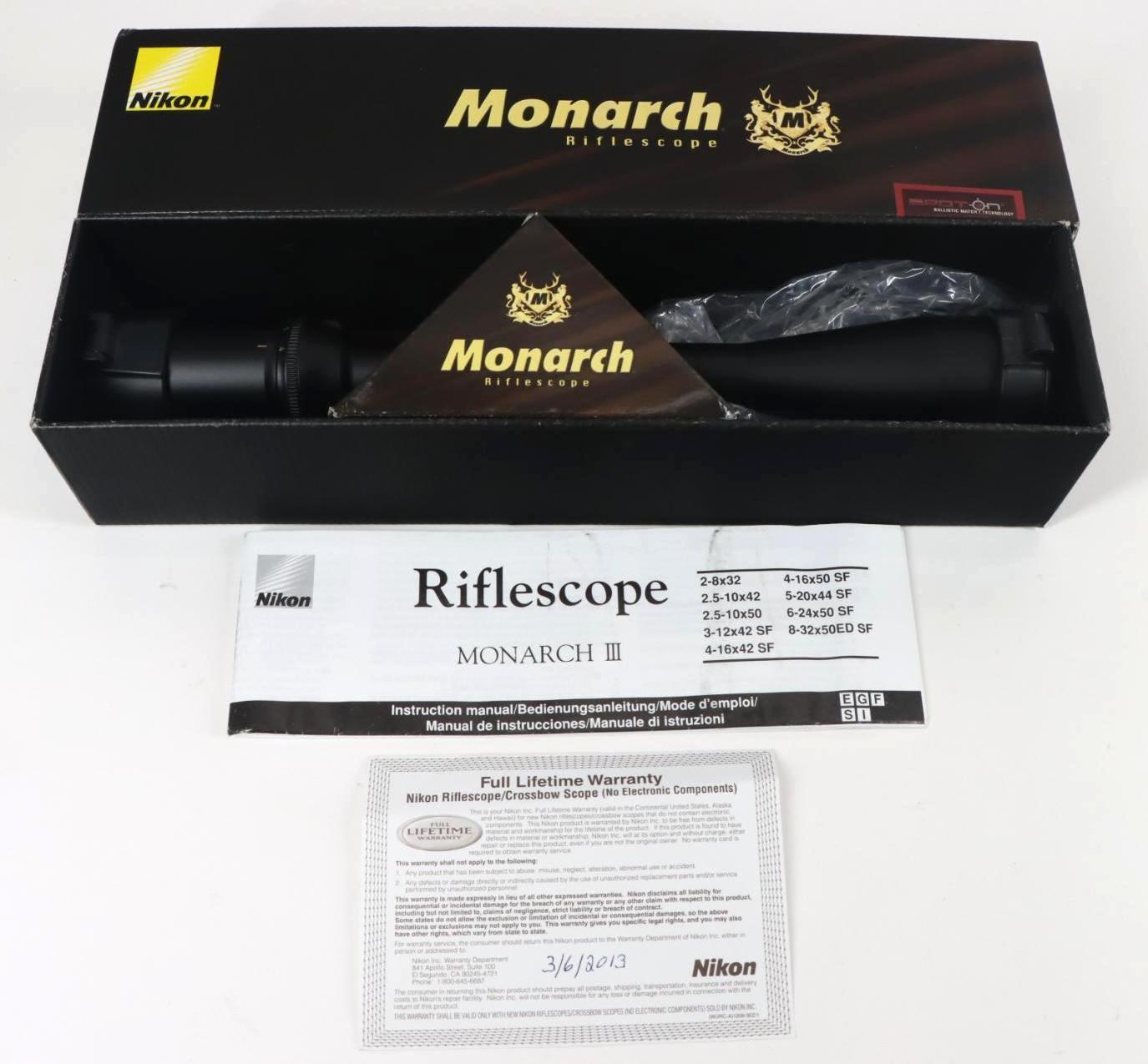 Nikon Monarch Rifle Scope