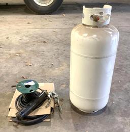 Propane Tank and Carburetion Hoses