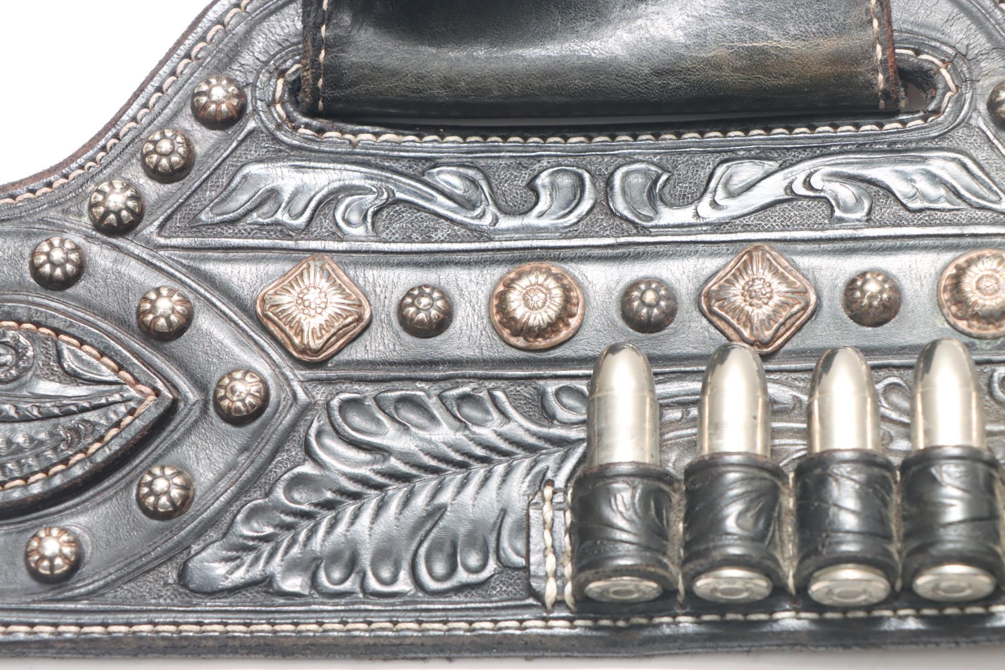 Custom W.Ostin Western Leather Double Holster Rig For Chuck Medwork