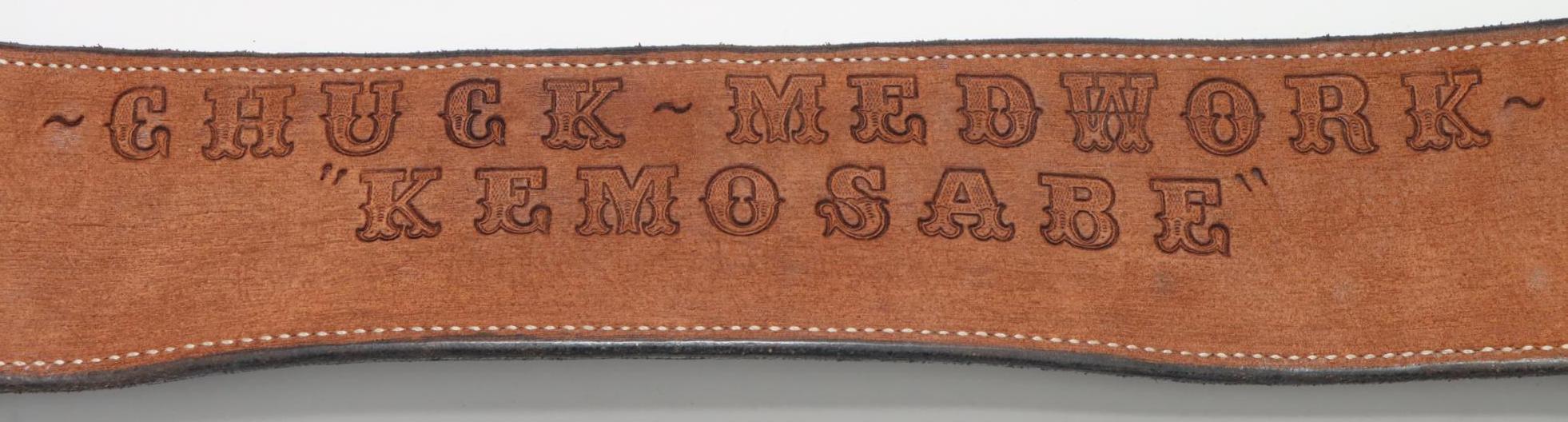 Custom W.Ostin Western Leather Double Holster Rig For Chuck Medwork