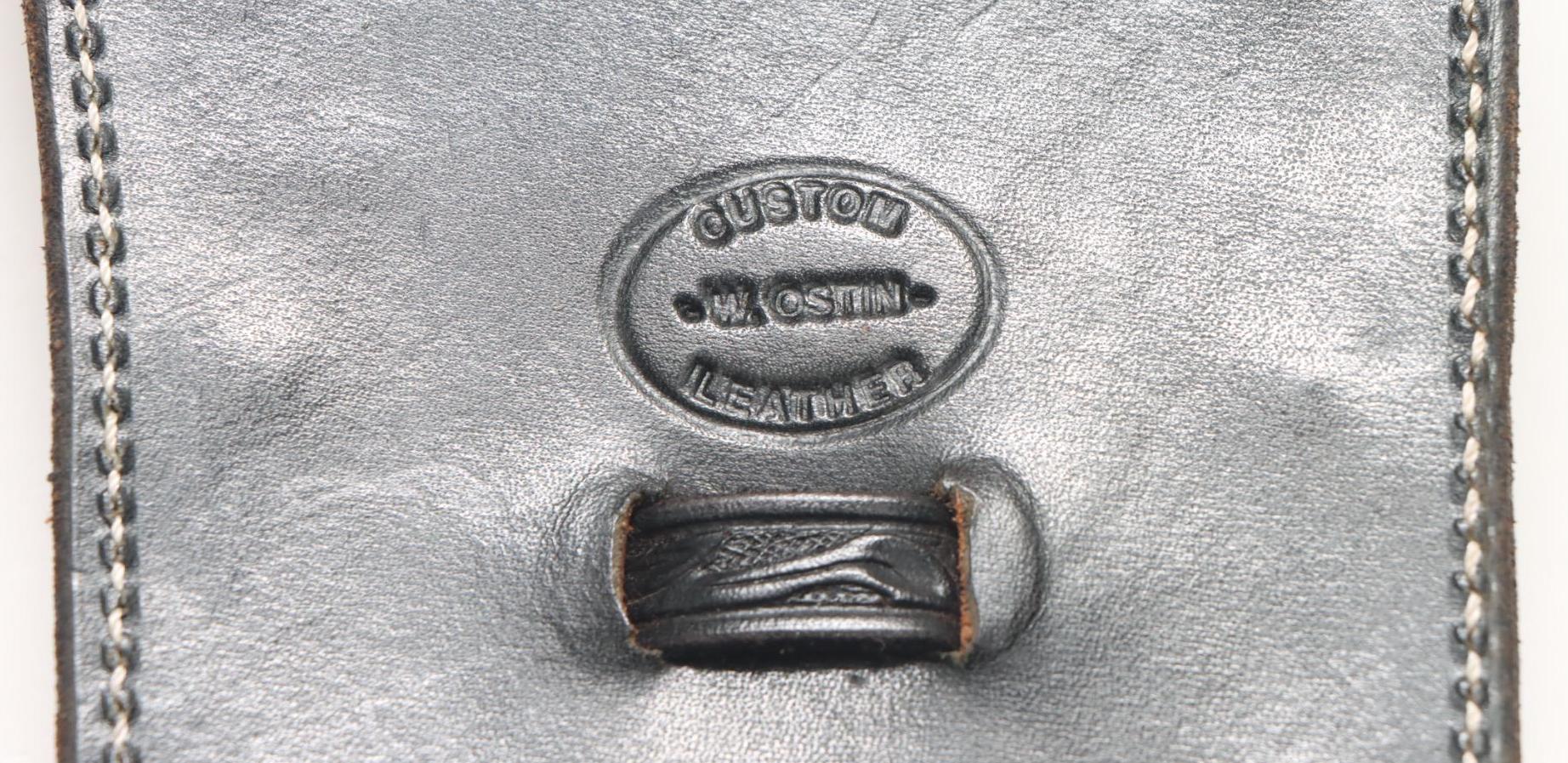 Custom W.Ostin Western Leather Double Holster Rig For Chuck Medwork