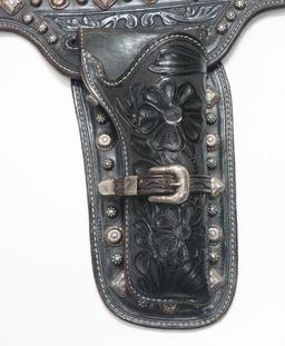 Custom W.Ostin Western Leather Double Holster Rig For Chuck Medwork